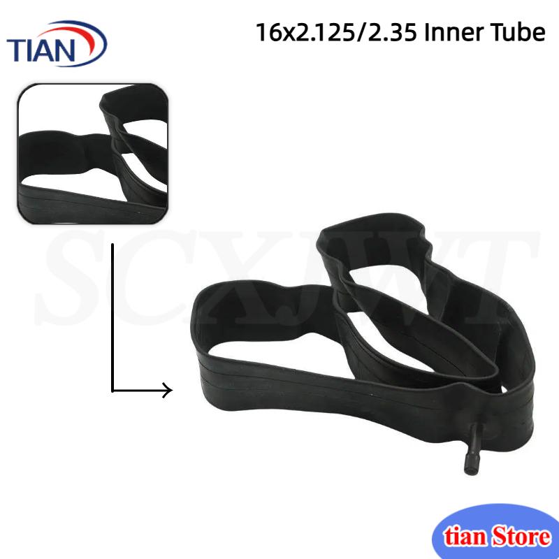 Butyl rubber inner tube 16x2.1 - огляд і ціна Mountain Biking Tube